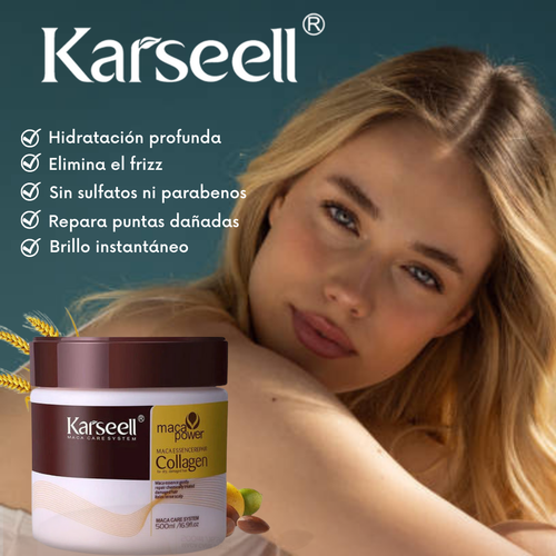 🌿¡Mascarilla Capilar Karsell® : Renueva y Revitaliza tu Cabello! 💆💎